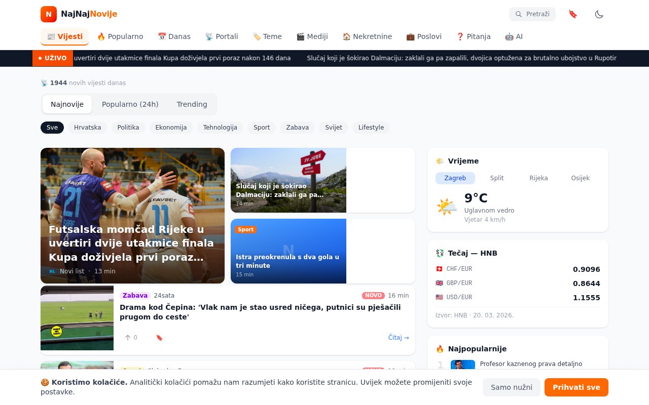 NajNajNovije screenshot