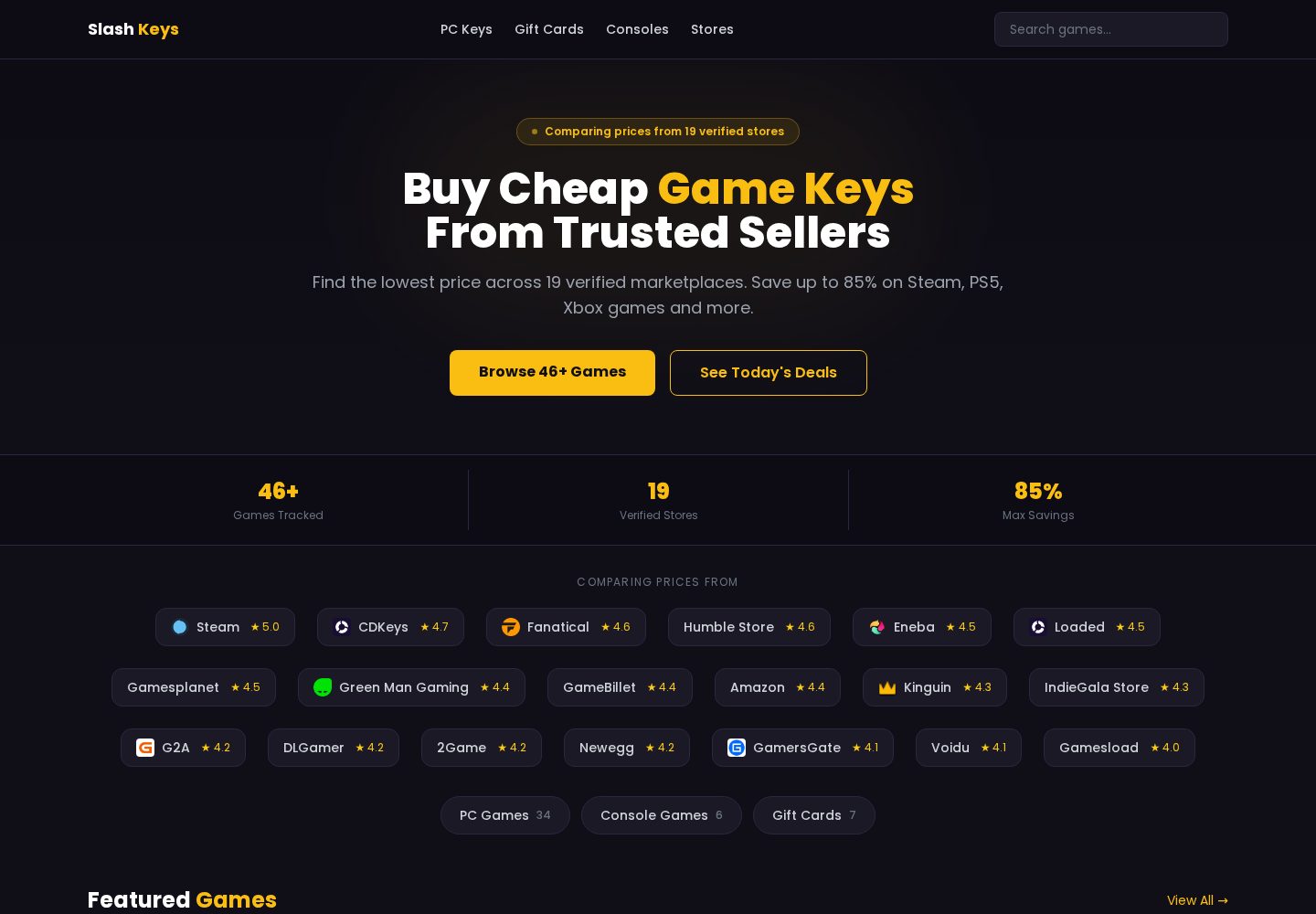 SlashKeys screenshot
