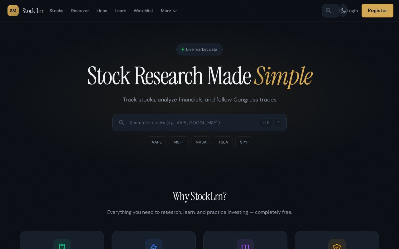 StockLrn screenshot